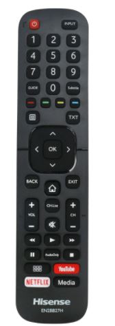 שלט תואם רחוק ‏לטלוויזיה Hisense EN2BB27 הייסנס