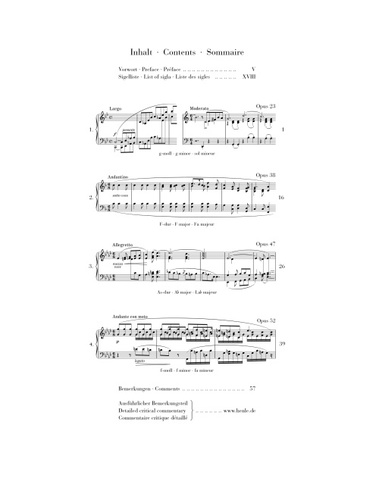 ספר תווים Chopin Ballades Henle