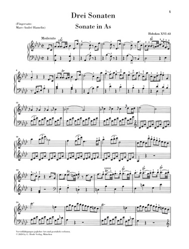 ספר תווים Haydn Complete Piano Sonatas Volume III