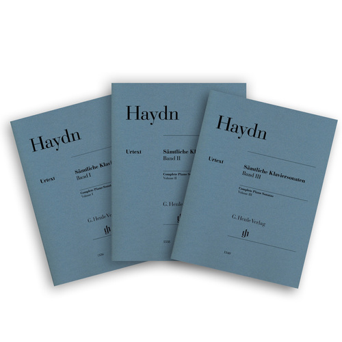 ספר תווים Haydn Complete Piano Sonatas Volumes I II III