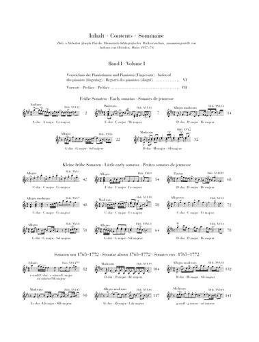 ספר תווים Haydn Complete Piano Sonatas Volumes I II III