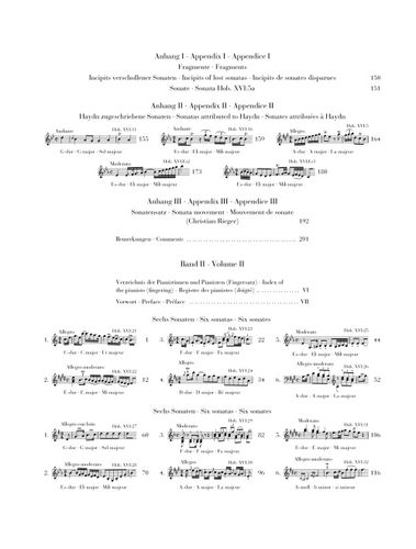 ספר תווים Haydn Complete Piano Sonatas Volumes I II III
