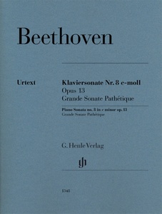 ספר תווים Beethoven Piano Sonata no. 8 c minor op. 13 (Grande Sonata Pathétique) Henle
