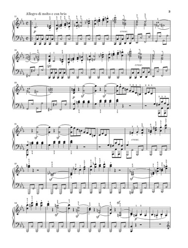 ספר תווים Beethoven Piano Sonata no. 8 c minor op. 13 (Grande Sonata Pathétique)
