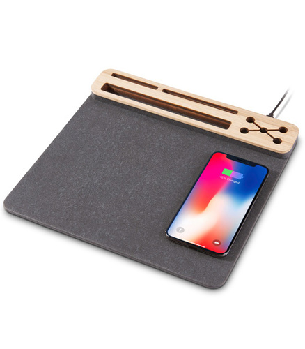 פד עכבר משולב ארגונית וטעינה אלחוטית LOFT