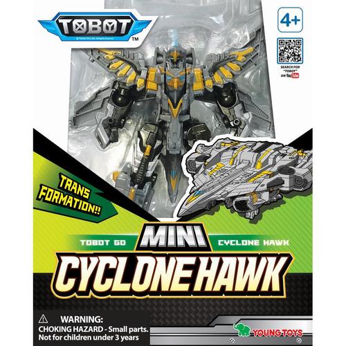 מיני טובוט CYCLONEHAWK - רובוט לוחם TOBOT שמשתנה למטוס חמקן