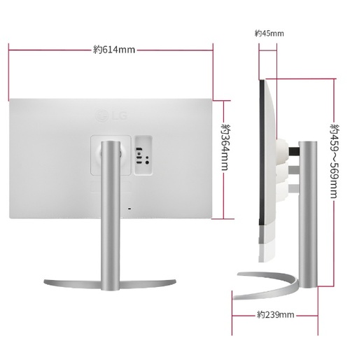 מסך מחשב LG 27UP650-W ''27 - 4K