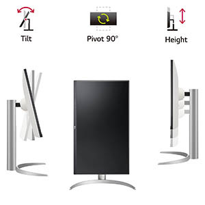 מסך מחשב LG 32UP550-W ''31.5 - 4K