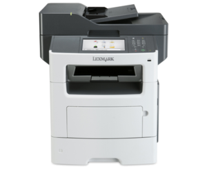 מדפסת ‏לייזר שחור לבן משולבת Lexmark MX611DHE  