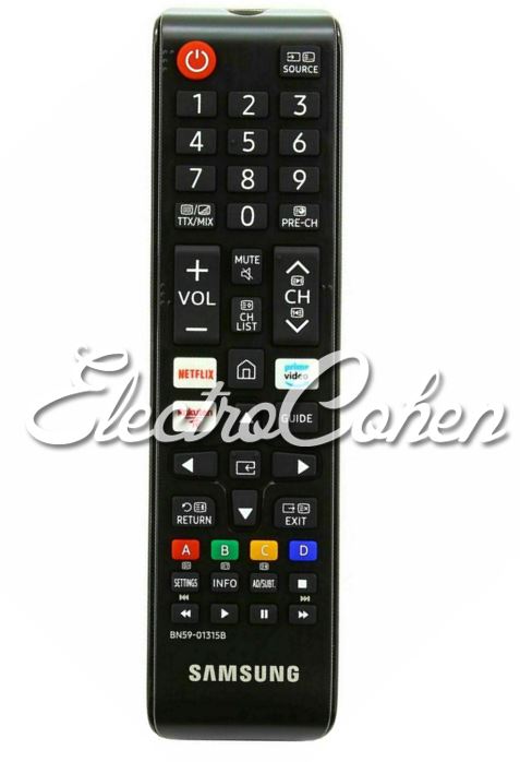 שלט מקורי לטלוויזיה חכמה סמסונג SAMSUNG SMART TV דגם BN59-01315B