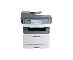מדפסת ‏לייזר צבעונית משולבת Lexmark X466DE