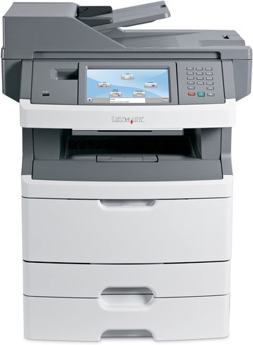 מדפסת ‏לייזר שחור לבן משולבת Lexmark X466DTE