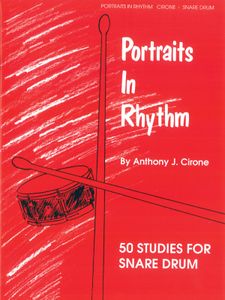 ספר תווים לתופים Portraits in Rhythm – 50 Studies for Snare Drum