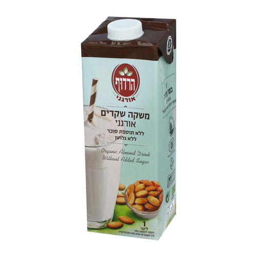 משקה שקדים אורגני ללא תוספת סוכר (1 ליטר) - הרדוף