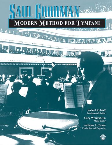 ספר תווים לטימפני Saul Goodman: Modern Method for Timpani