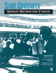 ספר תווים לטימפני Saul Goodman: Modern Method for Timpani