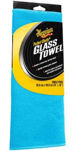 ‏מטלית לשמשות | ‏Meguiar's X210300 Perfect Clarity Glass Towel