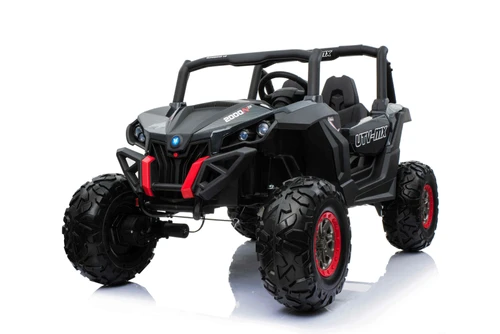 טרקטורון SBS 12V 4WD צבע שחור קרבון