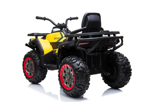 טרקטורון 12V דגם DESERT בצבע צהוב
