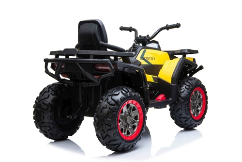 טרקטורון 12V דגם DESERT בצבע צהוב